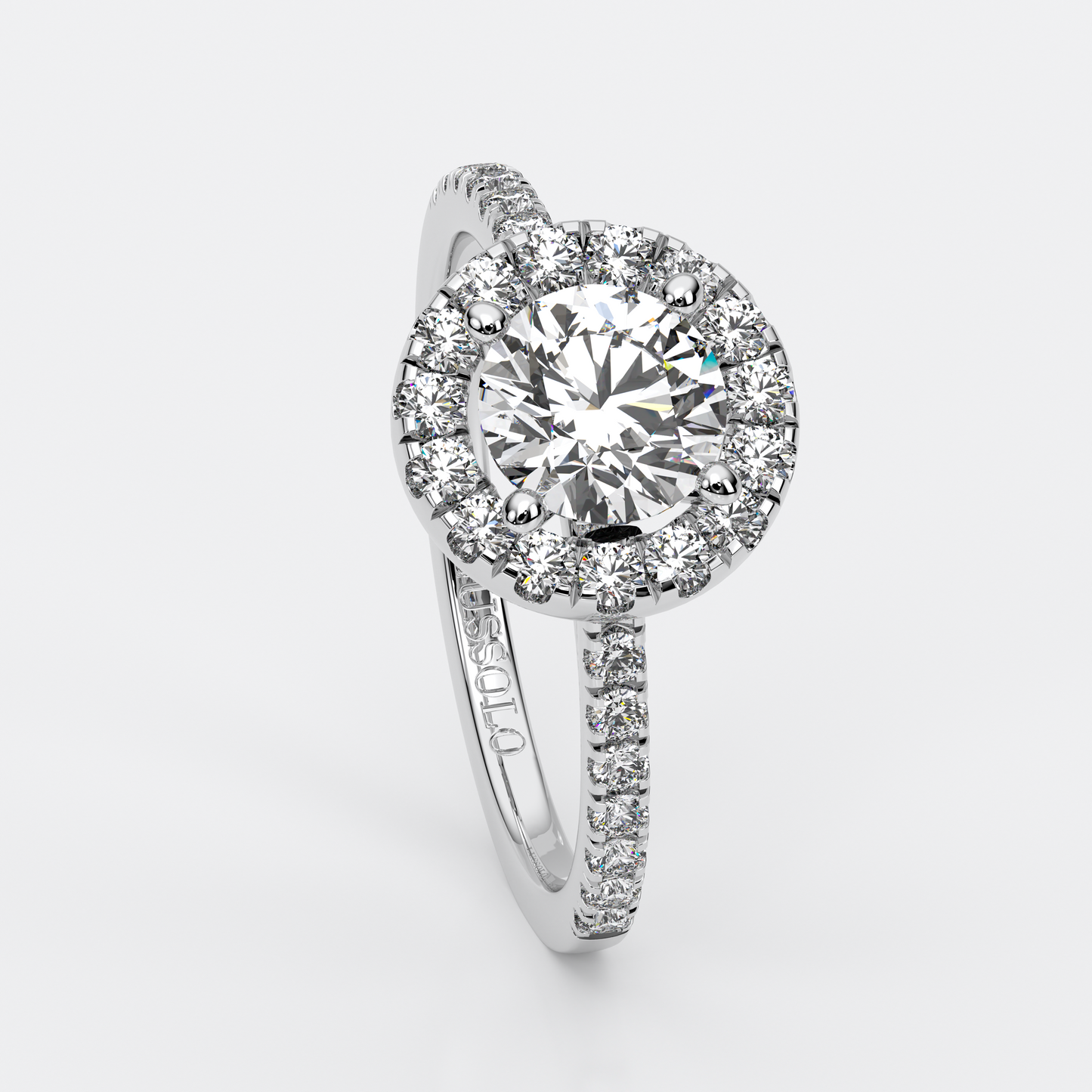 Stella Radiante Halo Ring