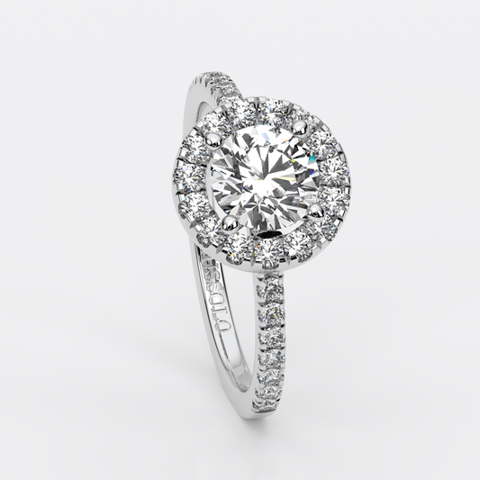 Stella Radiante Halo Ring