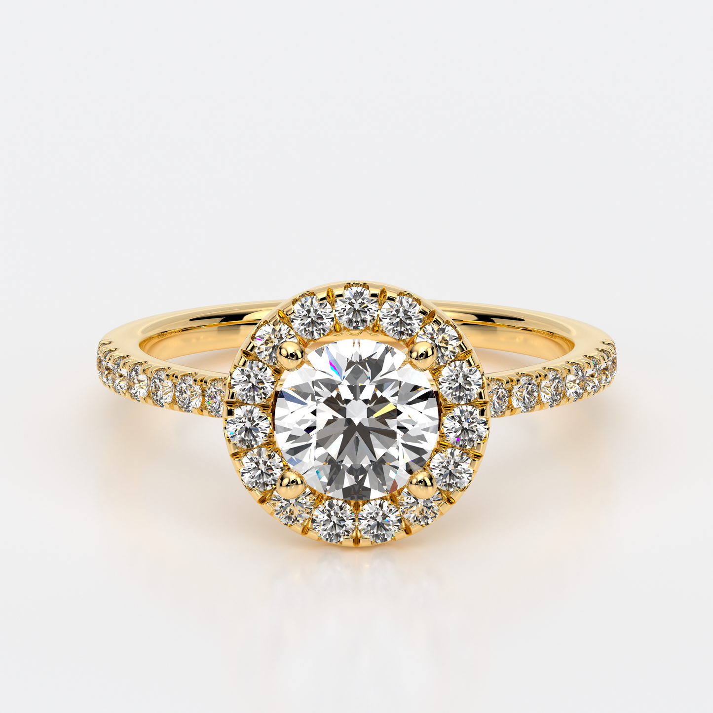 Stella Radiante Halo Ring